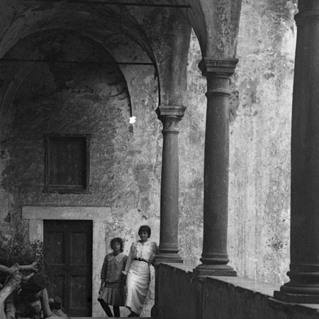 Scorcio dell'interno del Castello di Virgoletta 1913