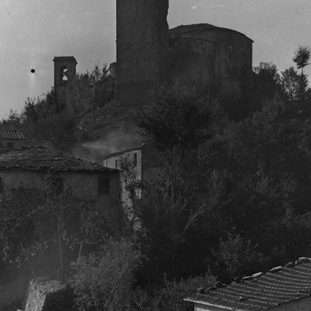 Castello e paese di Castiglione del Terziere 1919