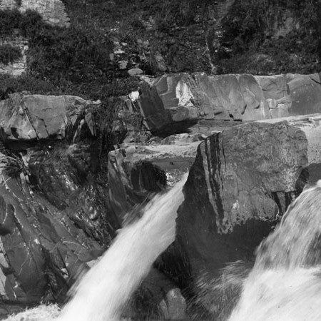 Cascate  del fiume Bagnone1915