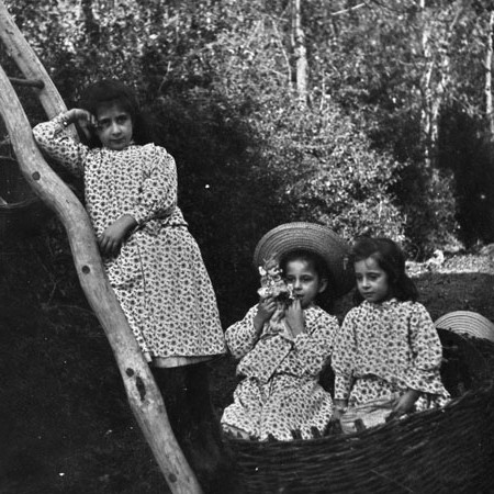 Bambine Bellegotti a Casa degli Orti 1903
